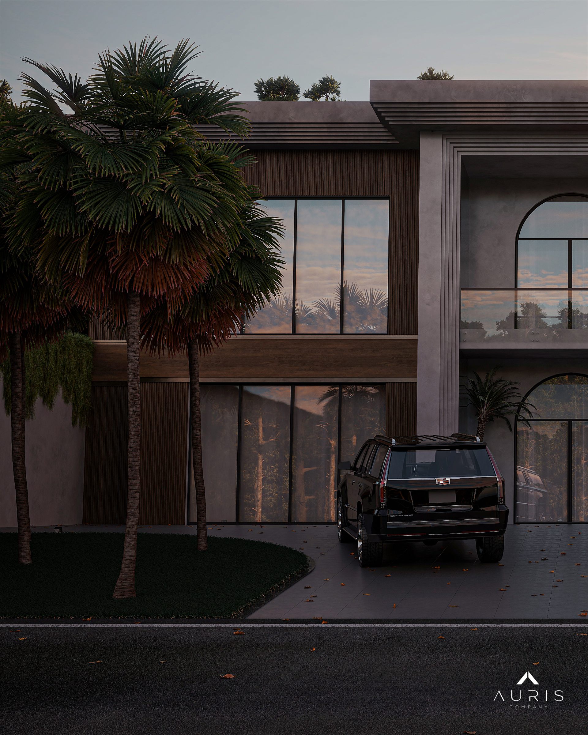 Contemporary exterior and landscape relationship