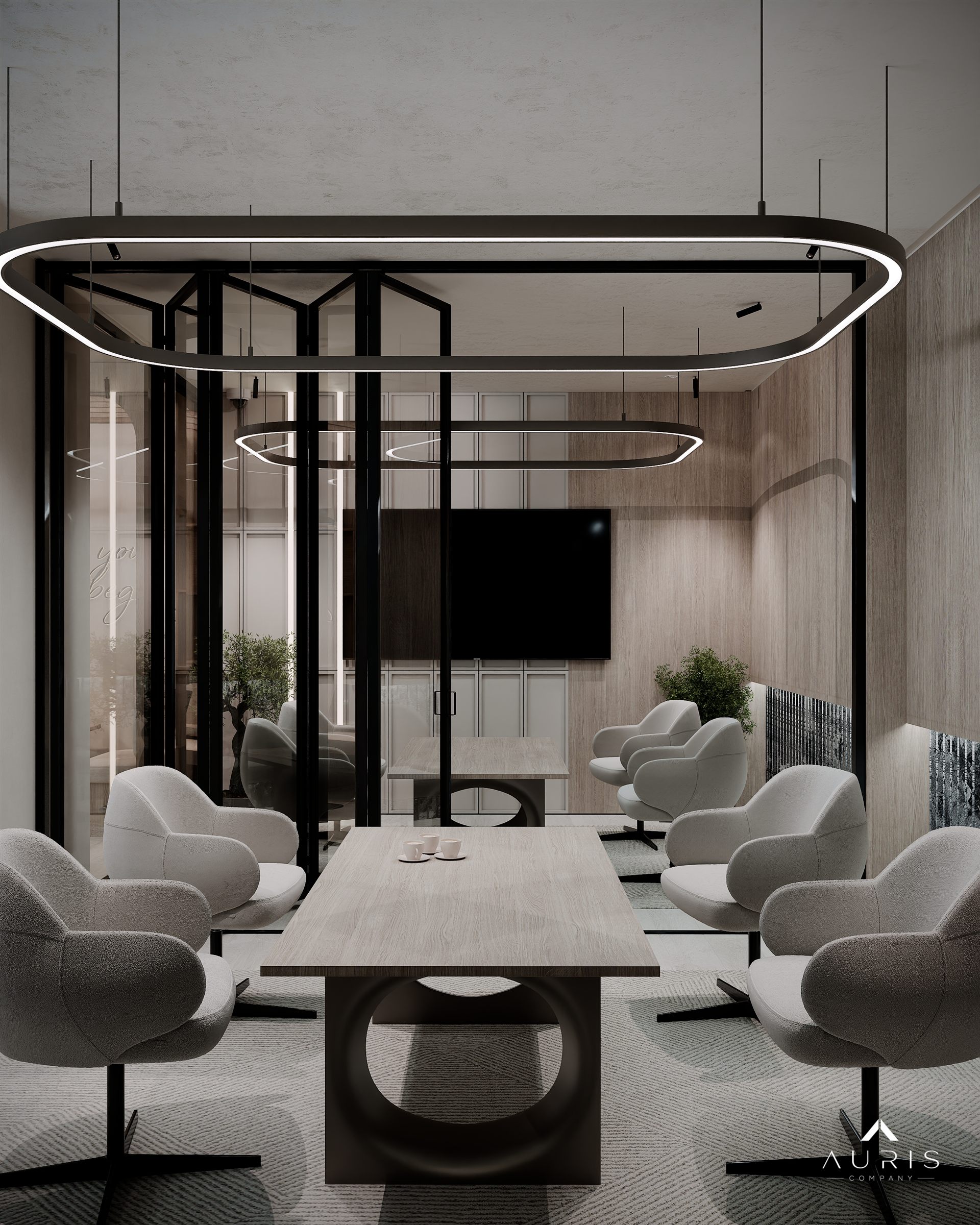 Executive office material palette