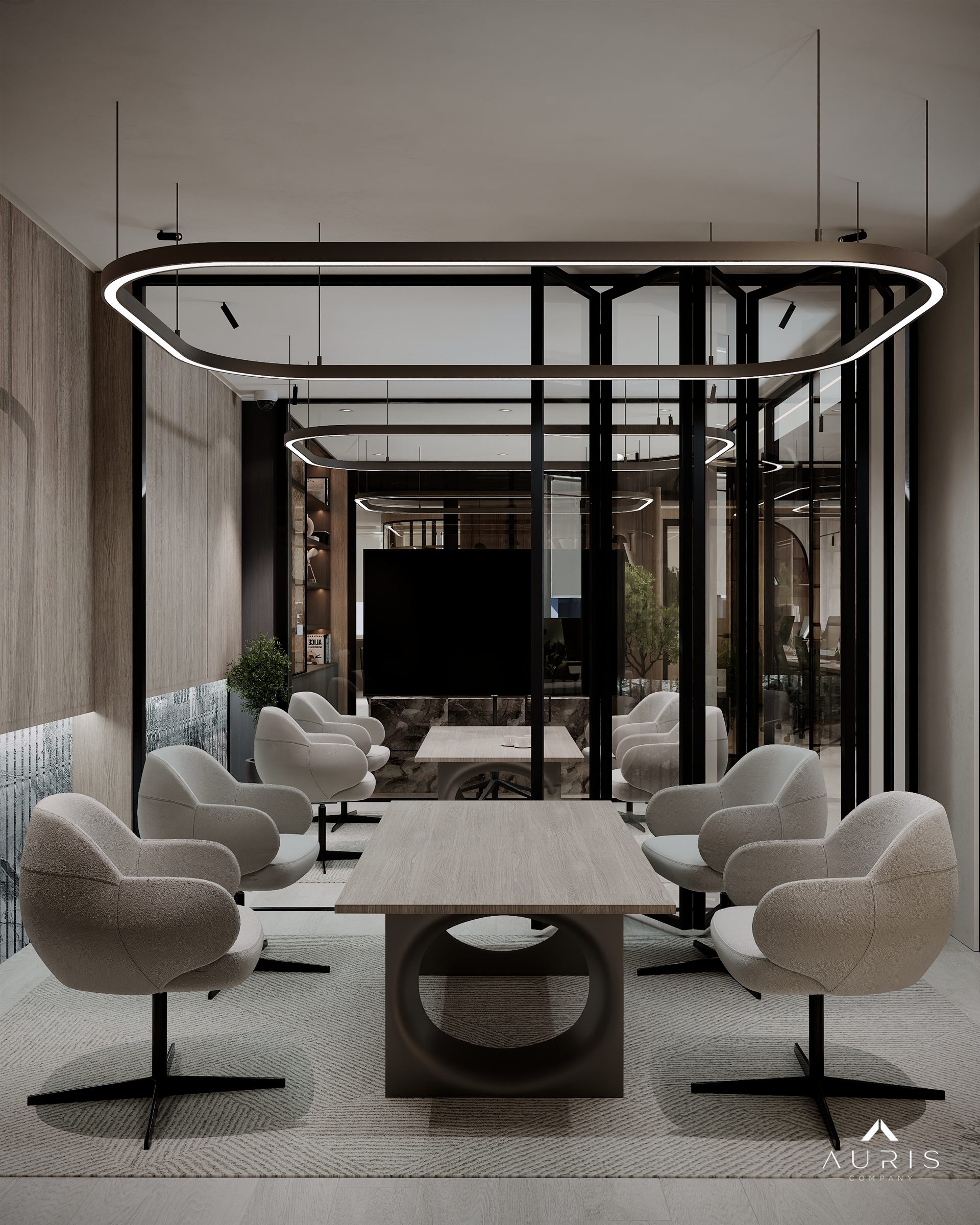 Office lighting and workspace design