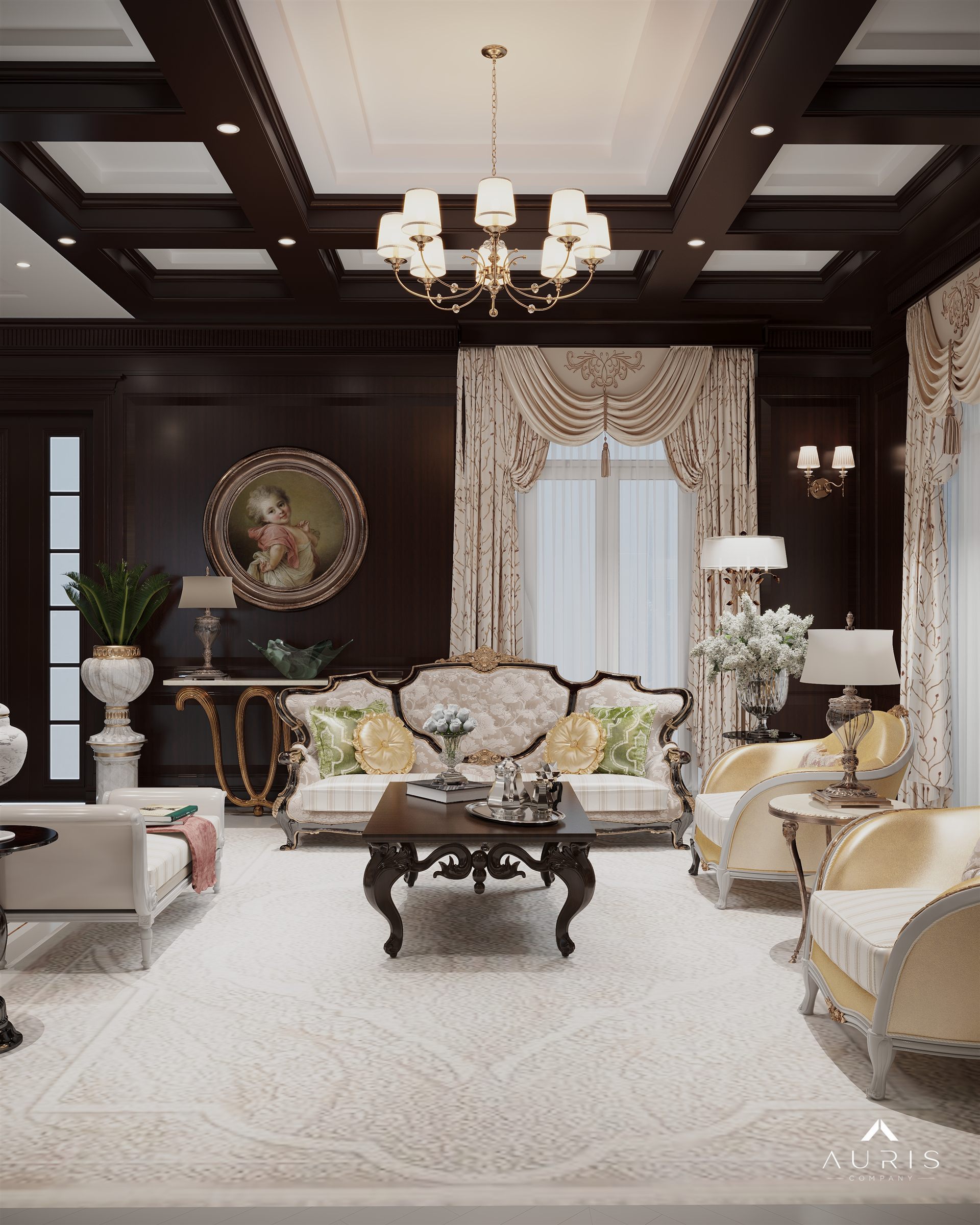 Balanced classical interior composition