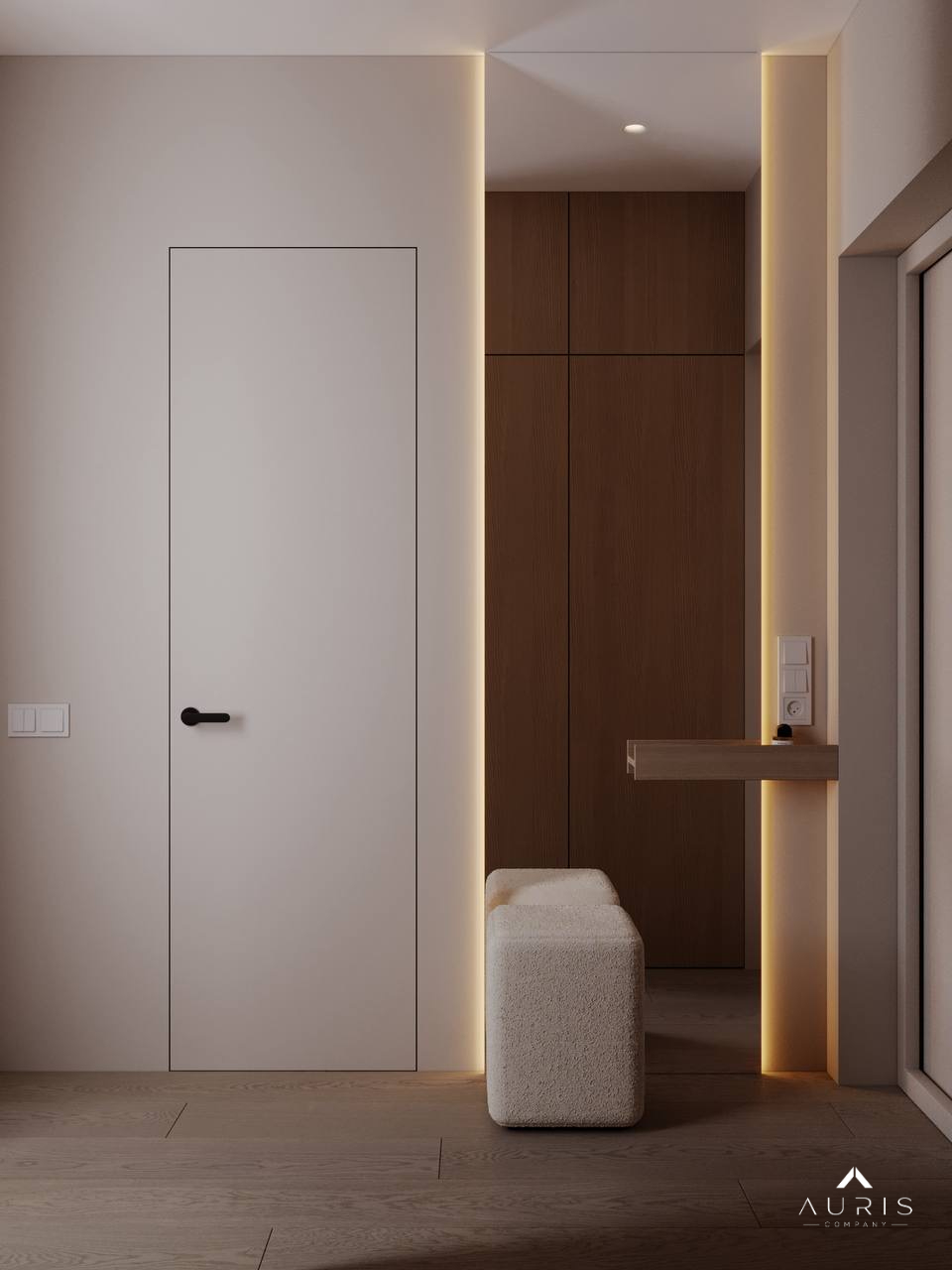 Minimalist interior design in Dubai