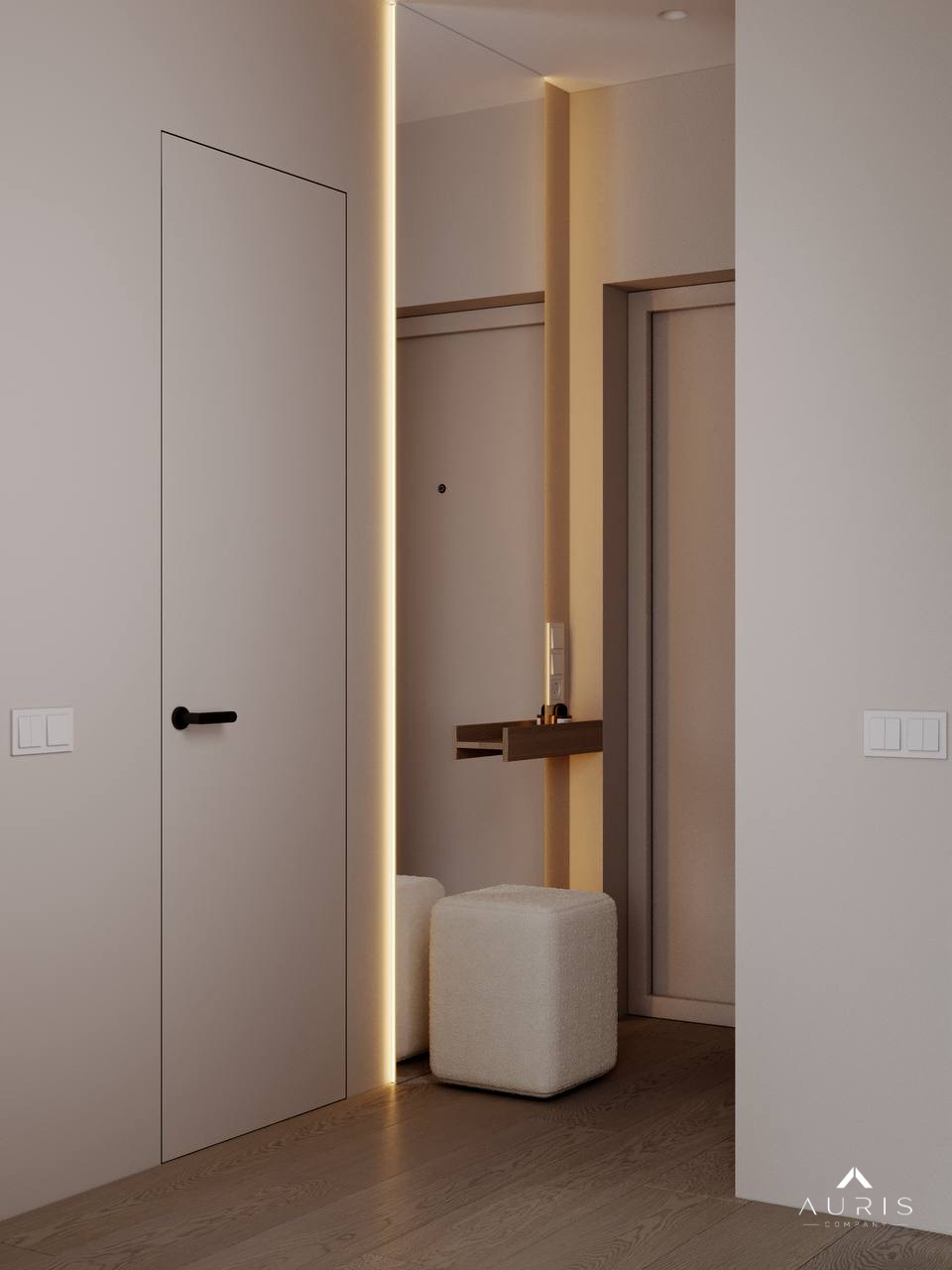 Calm contemporary living space by Auris