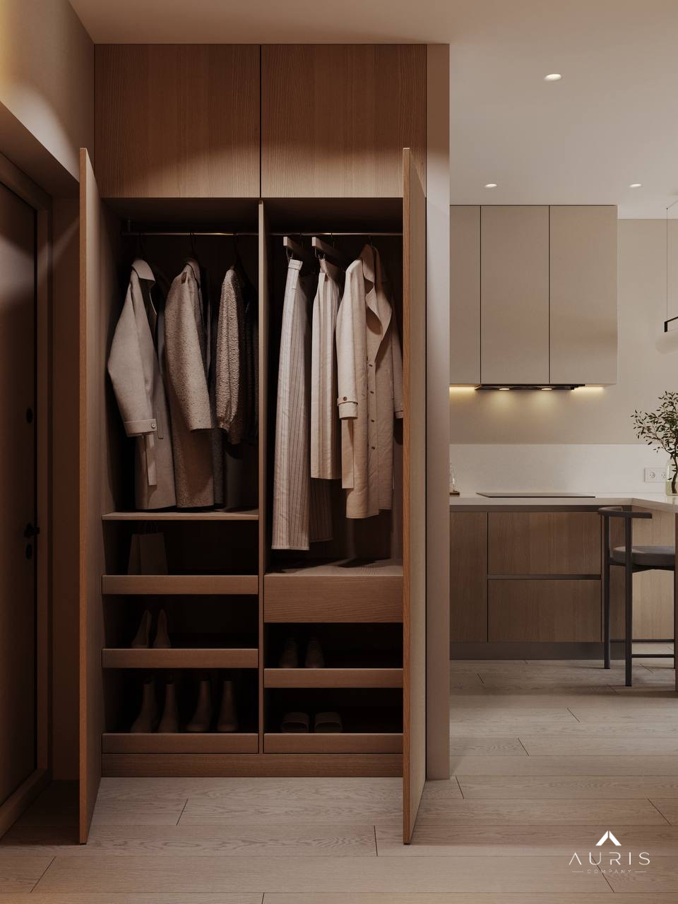 Refined neutral interior palette